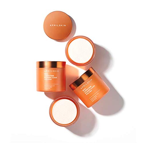 APRILSKIN Carrotene Clarifying Pads PHA and natural salicylic acid exfoliation.
