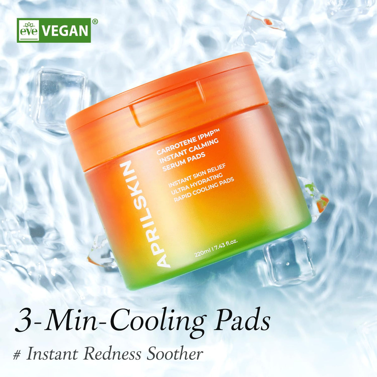 APRILSKIN Carrotene IPMP pad folded for easy, mess-free daily use