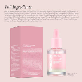 APRILSKIN Pink Aloe Mucin Serum application ready for layering