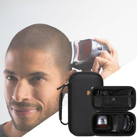 Aproca case with double zipper for smooth access and secure storage.