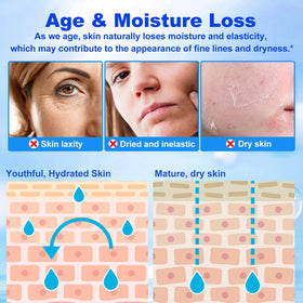 APUUFYQC Hyaluronic Acid Powder dissolving into water for gel-like serum