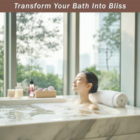 Aqua Elegante bath towel provides plush softness after a relaxing bath