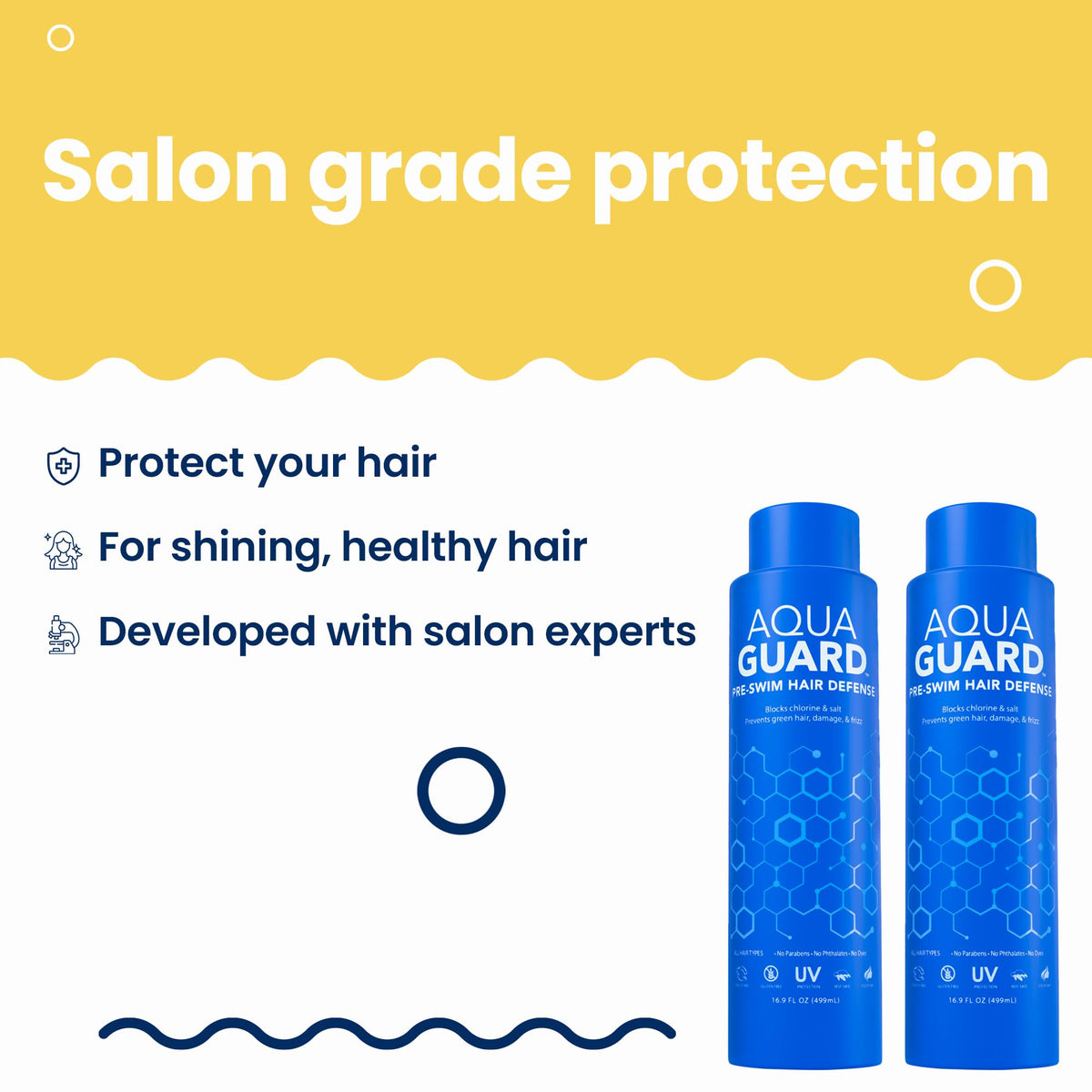 Aqua Guard bottle with label displayed on a shelf.