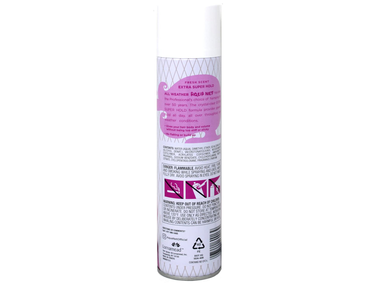 Aqua Net pack6 display emphasizes value and professional performance