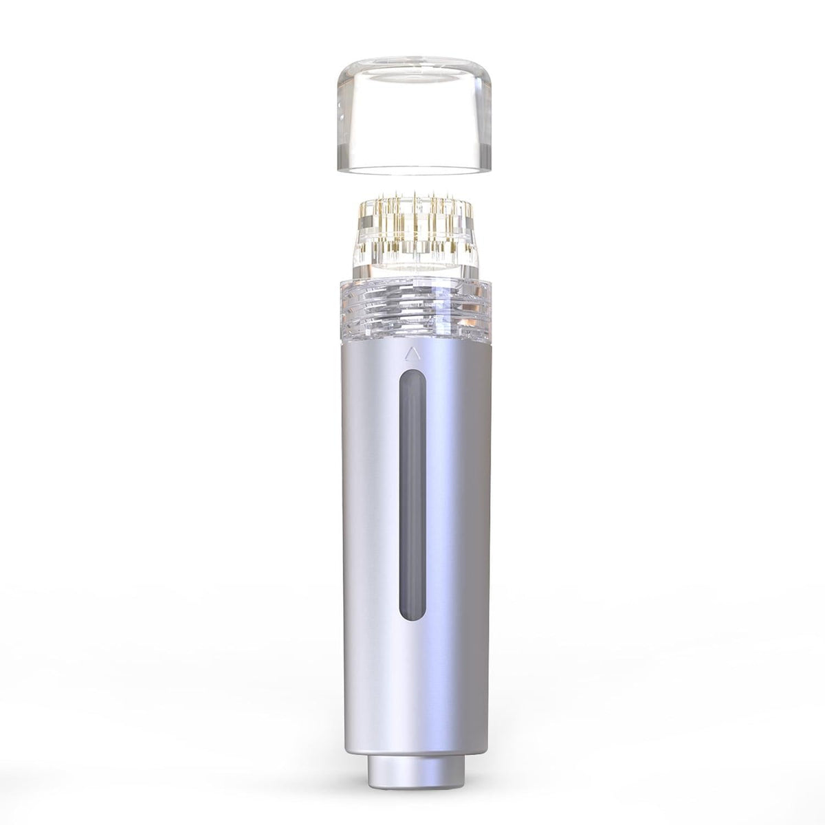 AQUAPEN Aqua Stamp 2-in-1 derma stamp with gold needles for precision stamping.