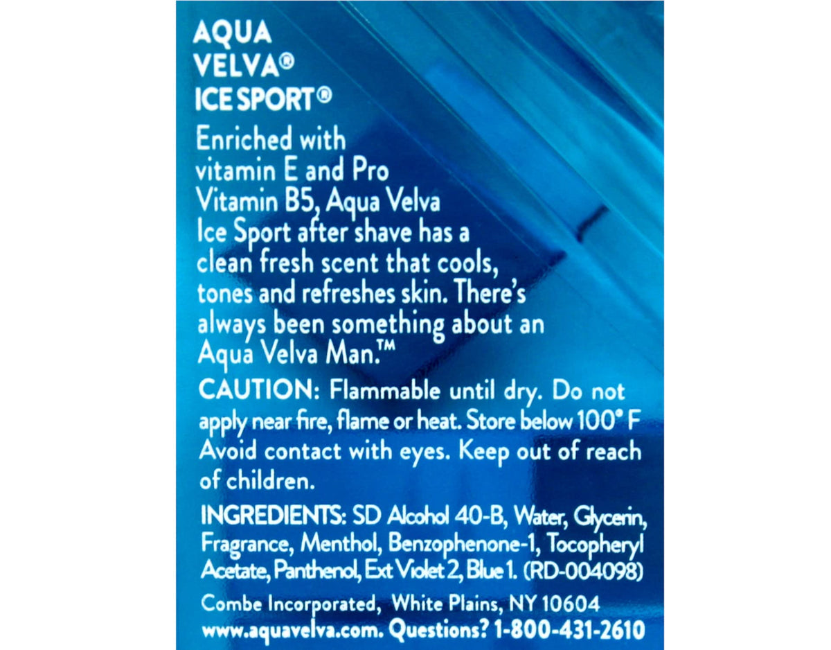 Aqua Velva Ice Sport delivers a masculine scent for daily grooming