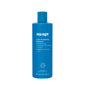 Aquage Color Protecting Shampoo bottle front, highlighting color-safe cleansing and gentle care after color services.