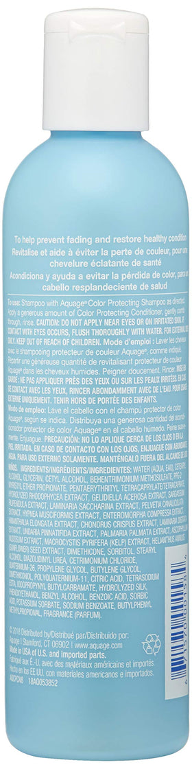 Aquage Color Protecting Conditioner on hair after use for shine and manageability.