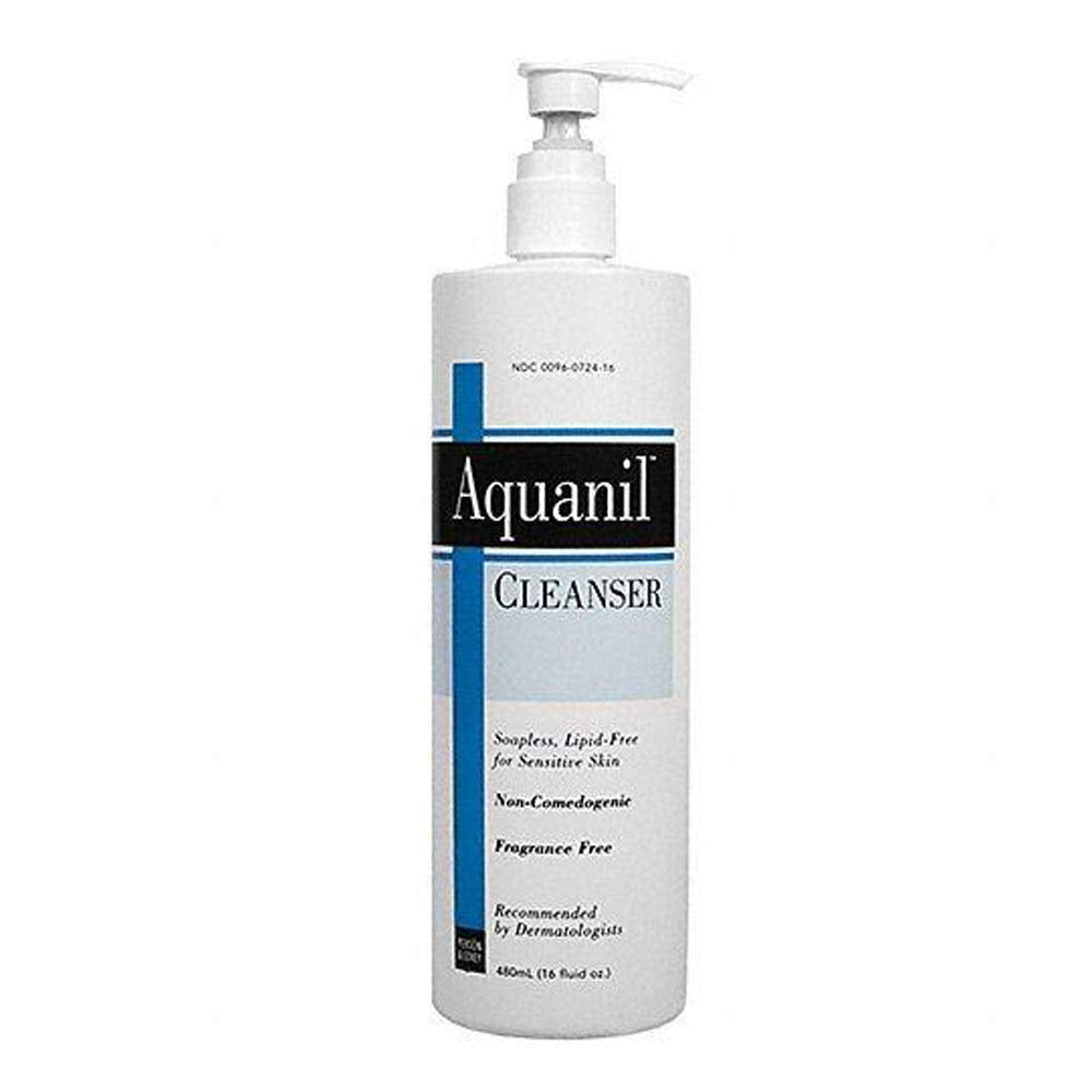 Aquanil Cleanser with lipid-free formula for sensitive skin, gentle daily cleansing and hydration support.