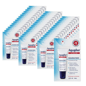 Aquaphor Lip Repair tube close-up offering instant moisture