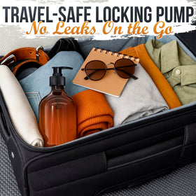 Aquue reusable plastic bottles amber help you refill daily essentials reliably.