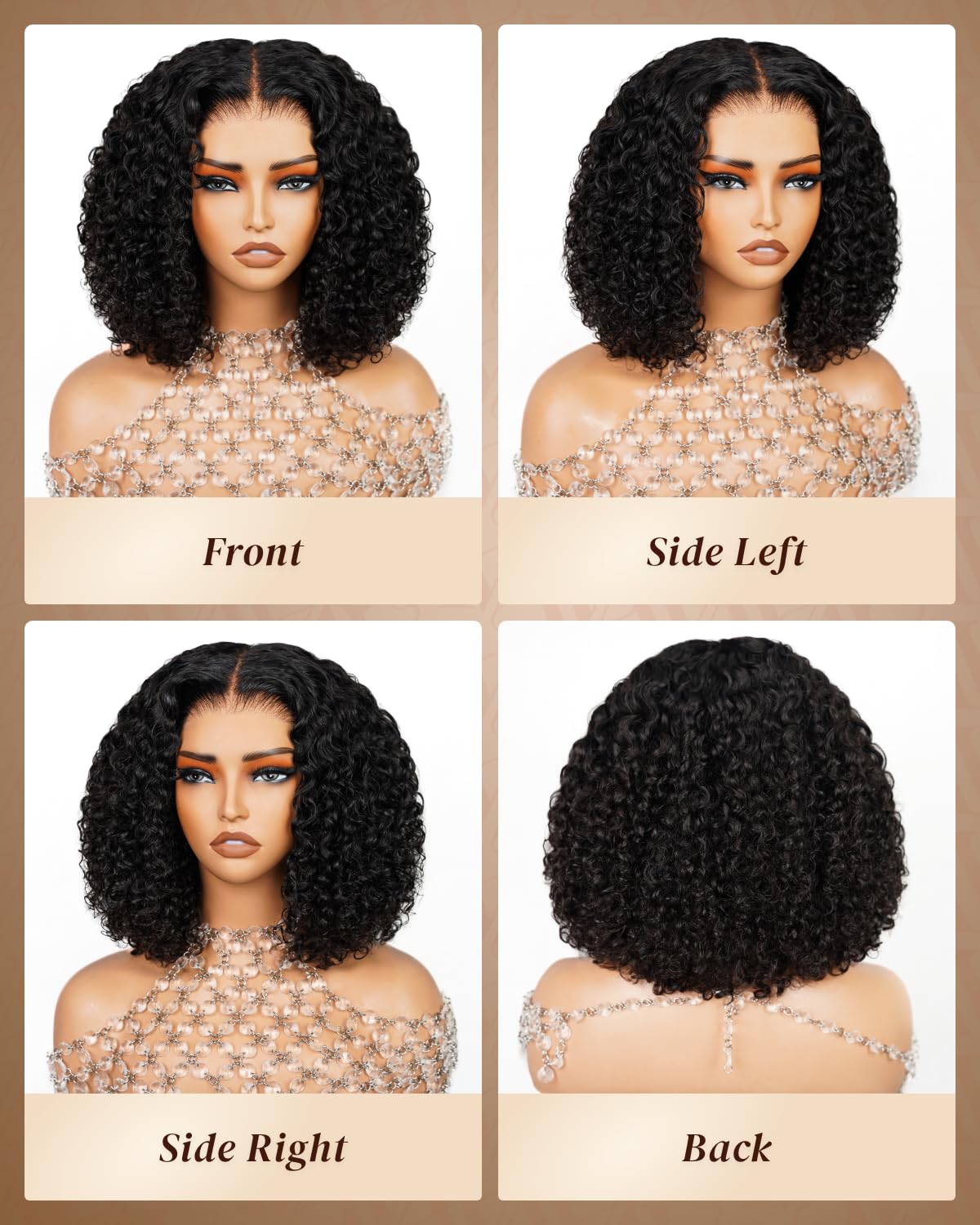 Arabella 5x6 glueless bob wig is heat-styling friendly for versatile looks.