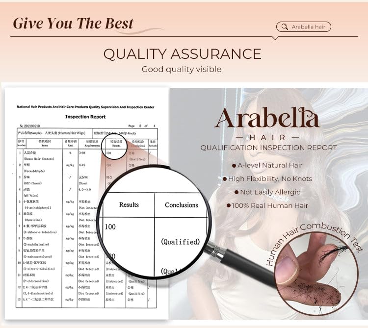 Arabella human hair with light shedding-friendly texture for easy detangling.