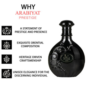 ARABIYAT Nyla Suede packaging box signals premium gift-ready presentation