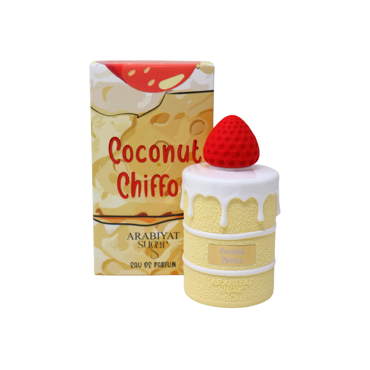 Arabiyat Sugar Coconut Chiffon scent splash for daytime wear.