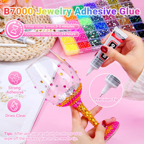 AraKulago included tweezer and pickup pen for precise gem placement.