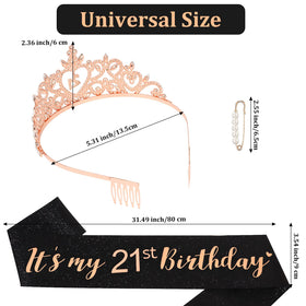 Araluky soft fabric sash with glitter lettering for effortless wear and shine.
