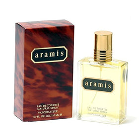 Aramis EDT spray bottle, bold masculine fragrance for confident daily wear.