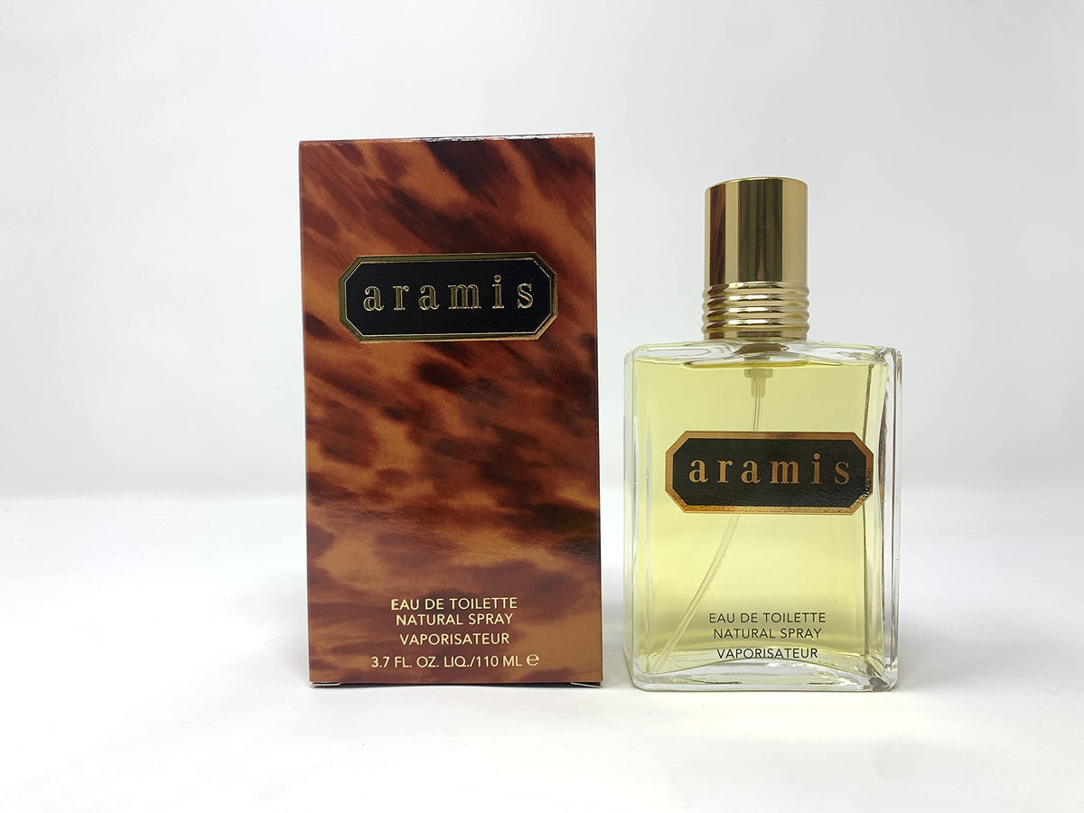 ARAMIS sample vial beside the box hints at gift-worthy presentation