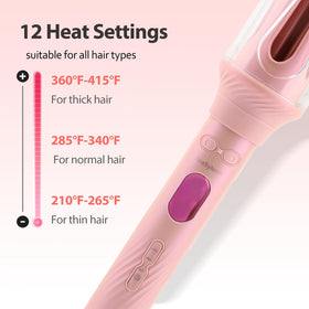 AraSyleon iron during use wrapping a hair section smoothly