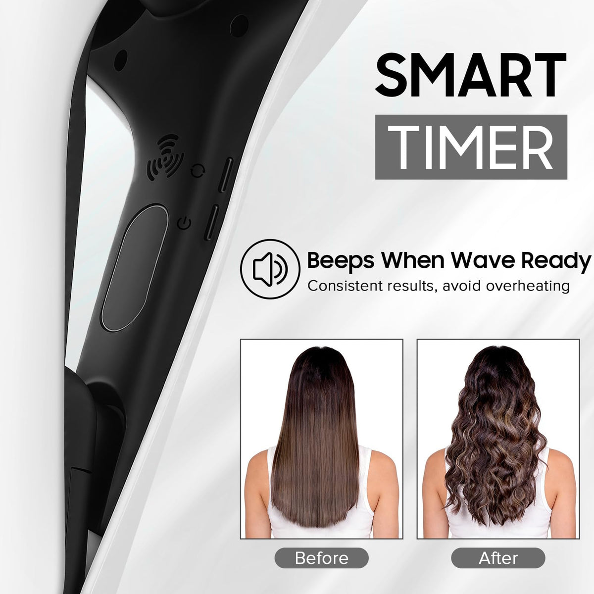 AraSyleon smart 3-second timer helps prevent overheating.