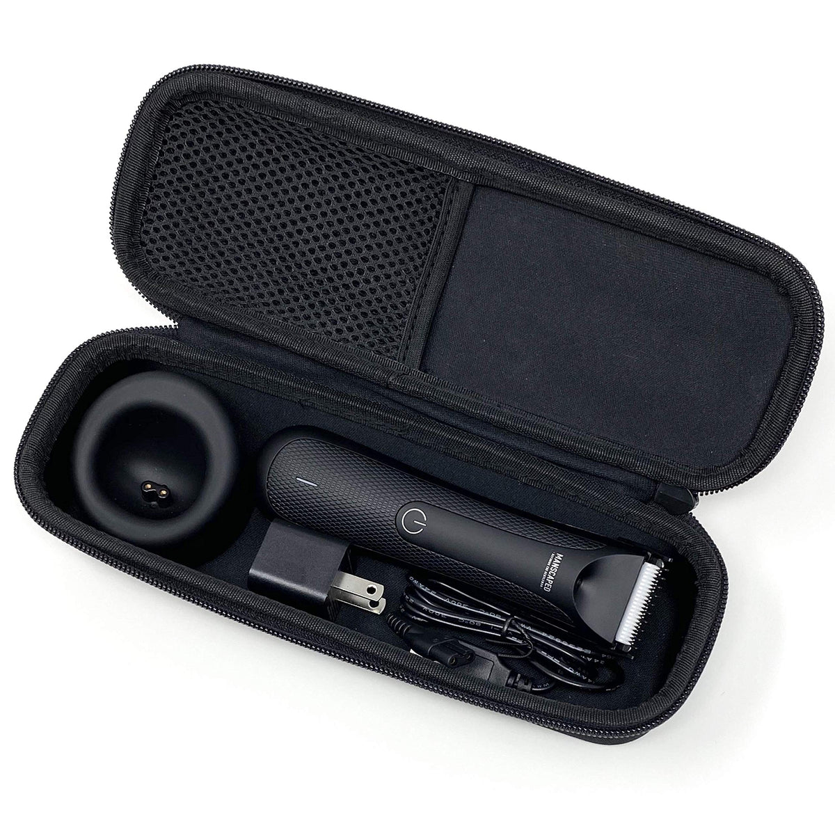 Arber hard case for Manscaped trimmer 5-0 with inside layout keeps tools organized.
