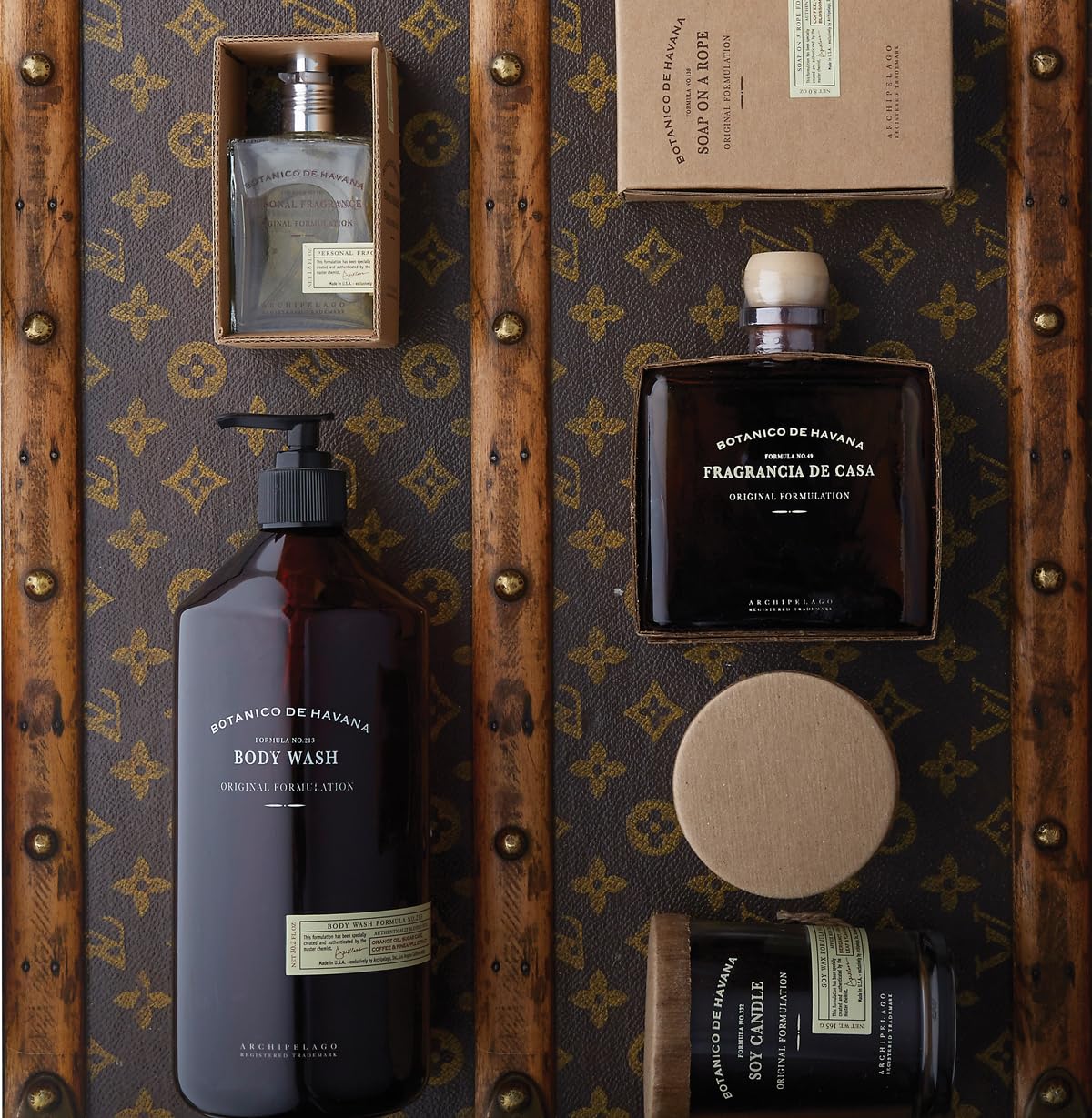 Archipelago Botanicals Botanico de Havana fragrance swatch, citrus-herbal aroma for refreshing showers.