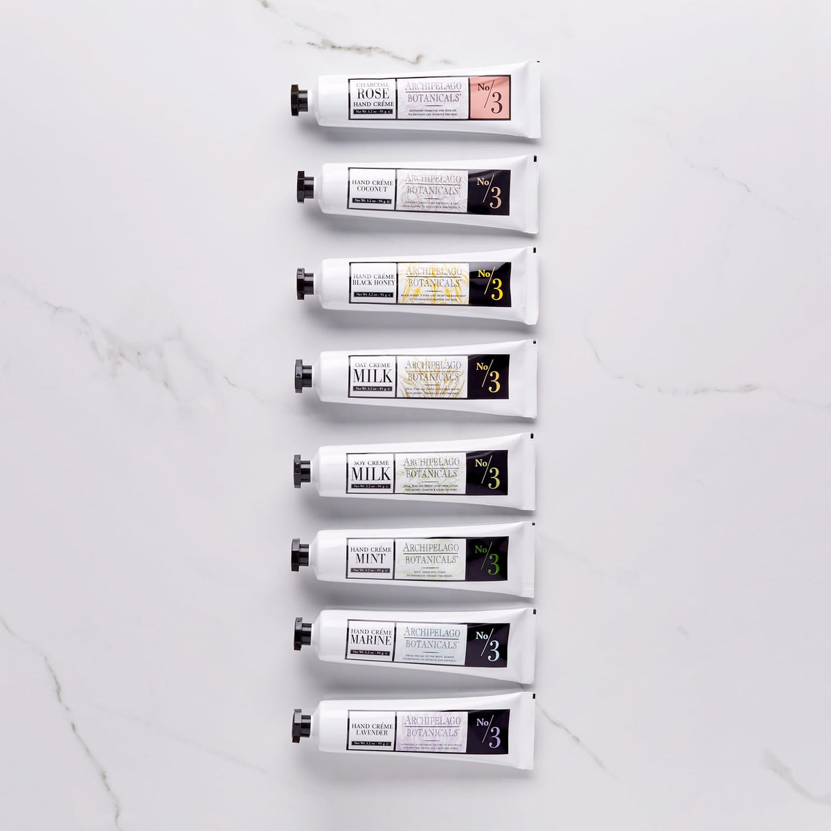 Archipelago Botanicals Morning Mint Hand Crème absorbs quickly, leaving no greasy residue.