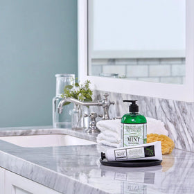 Archipelago Botanicals Morning Mint Hand Crème ingredients include premium plant extracts and Jojoba Esters for soft skin.