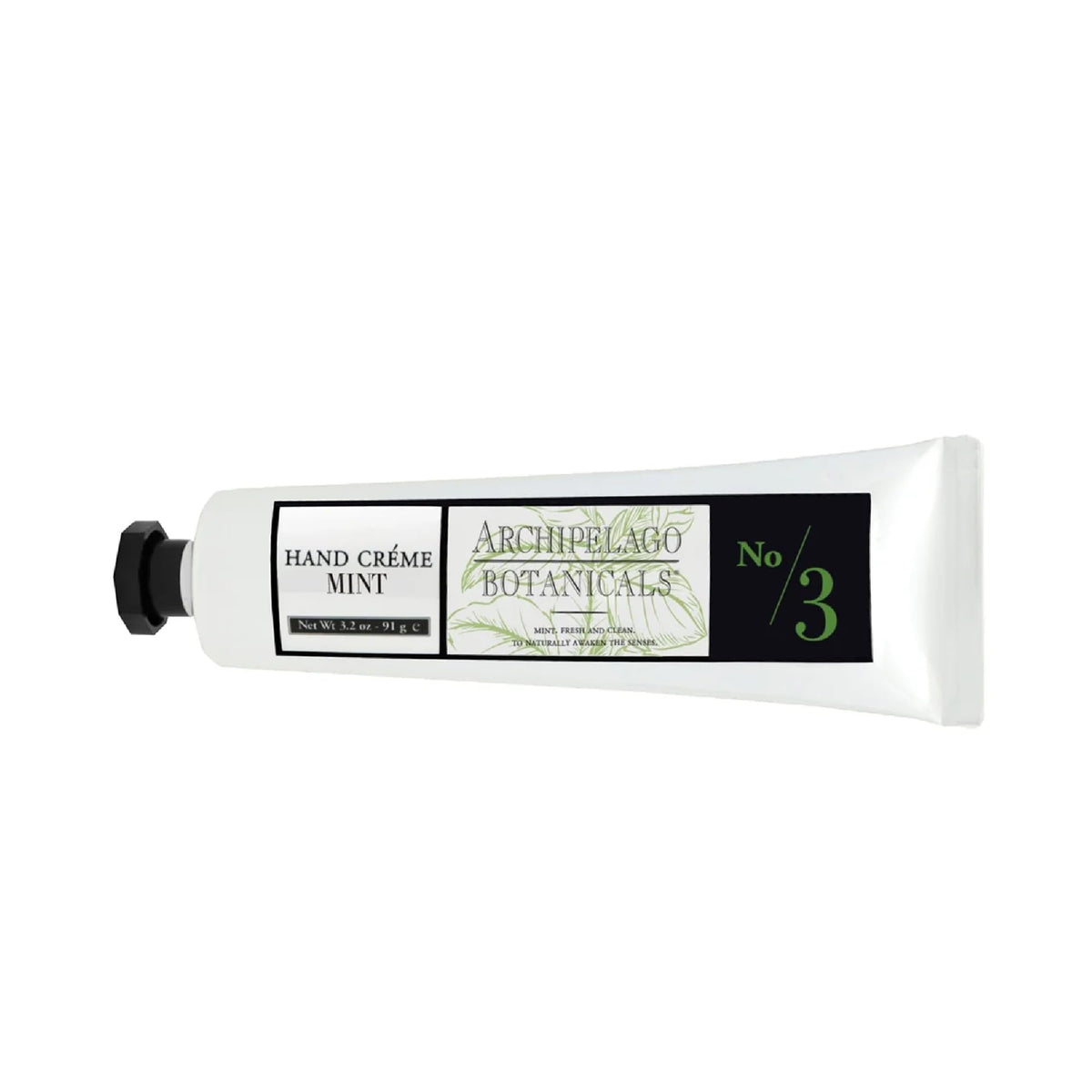 Archipelago Botanicals Morning Mint Hand Crème texture appears rich yet light for comfortable moisture.