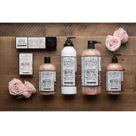 Archipelago Charcoal Rose Hand Crème fragrance notes of charcoal, rose, and mandarin evoke calm ritual.