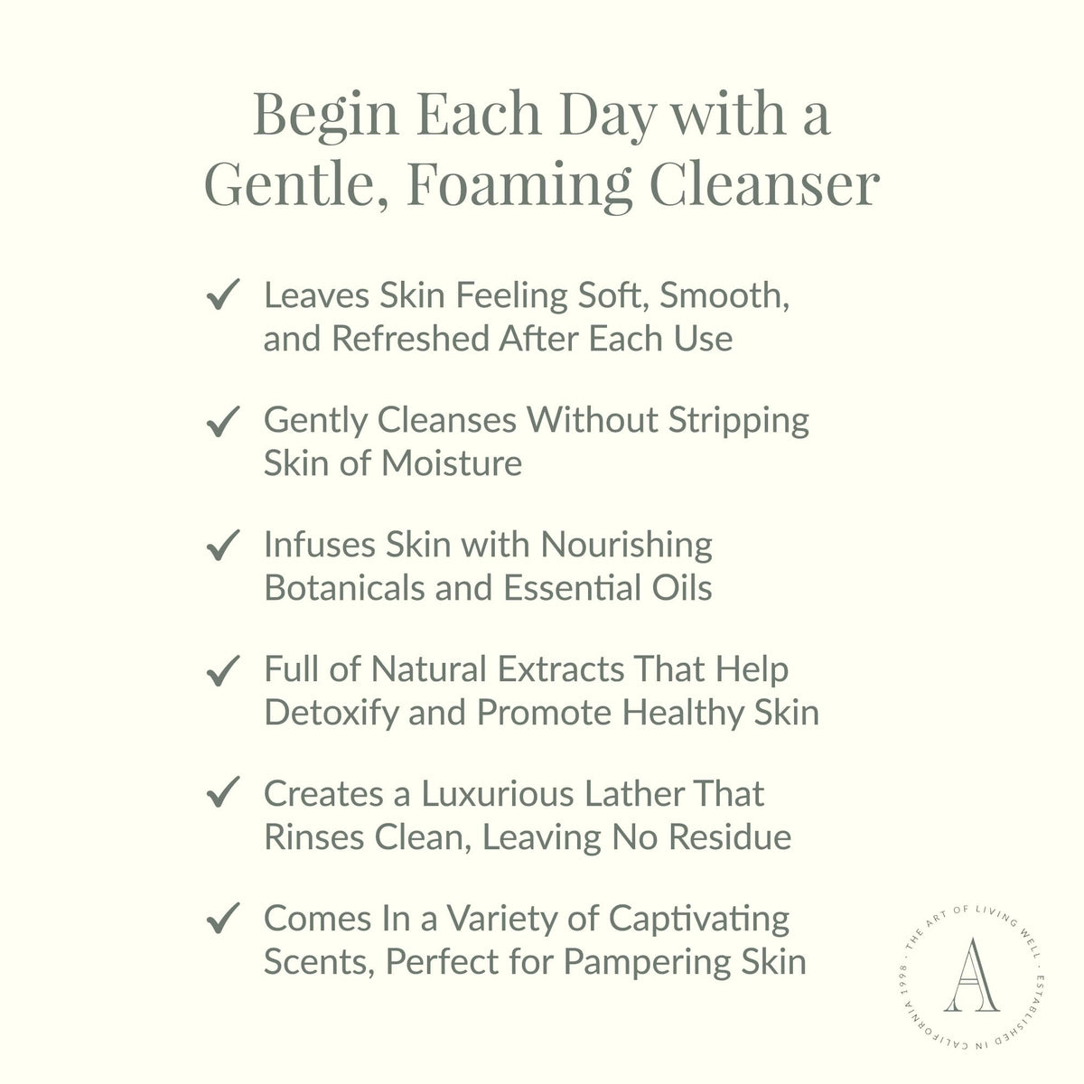 Morning Mint bottle being poured invites a cooling, minty cleanse for the senses.