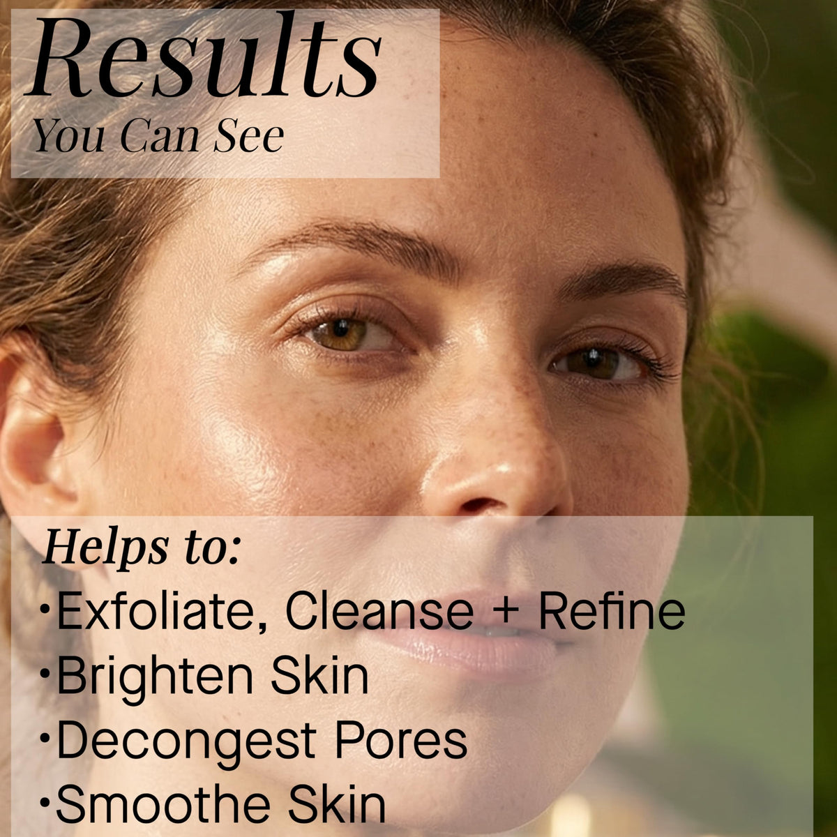 ARCONA Cranberry Gommage with blueberry enzymes signals brightening and resurfacing.