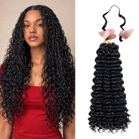 Arcpor Miracle Knots Hair 16in 1B crochet pack, pre-separated for quick installs.