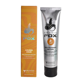 Arctic Fox ammonia-free dye minimizes processing scent and irritation.