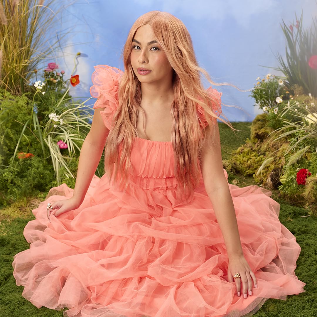 Arctic Fox Apricot Anarchy applied to hair for vivid result and shine