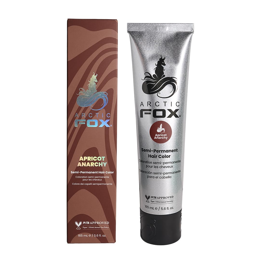 Arctic Fox Apricot Anarchy vegan cruelty free dye with gentle formula