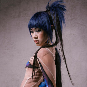 Arctic Fox Arcane on light hair delivers vibrant blue tones with lasting impact