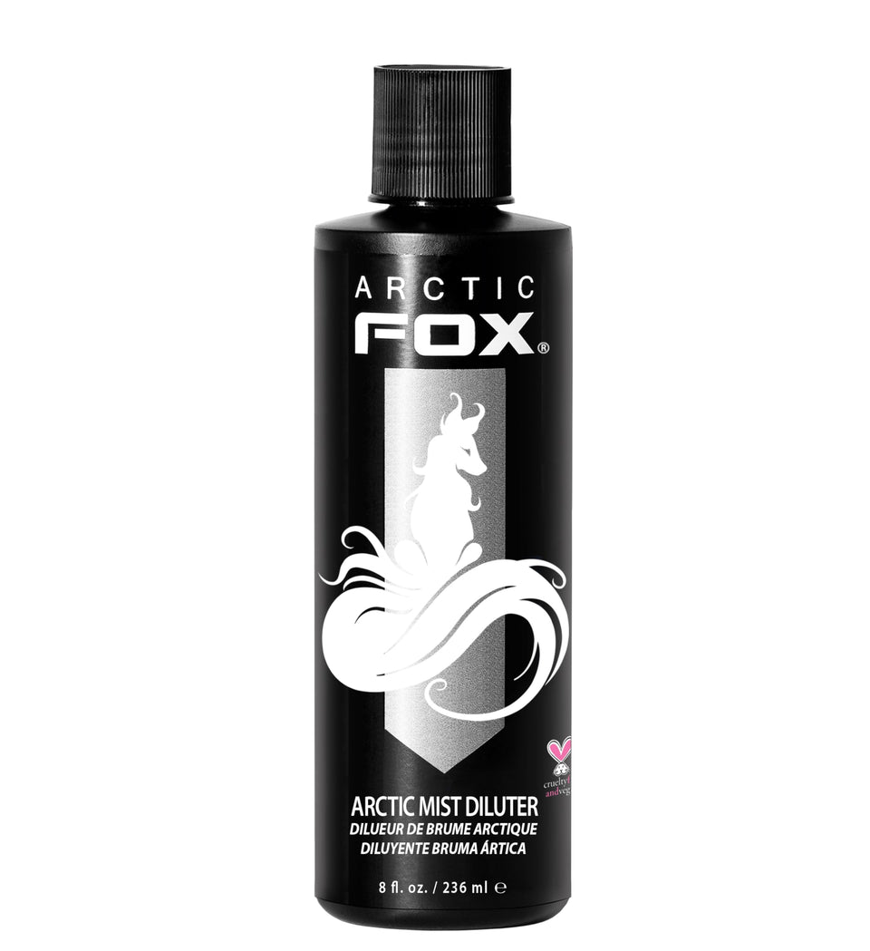 ARCTIC FOX Arctic Mist Diluter bottle for customizable color mixing and pastel bases.