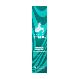 ARCTIC FOX Emerald Fortune teal bottle showcasing vibrant at‑home color option