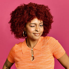 Arctic Fox Ginger Flare color swatches show customizable intensity options
