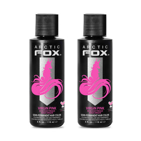 Arctic Fox hot pink dye bottle showing bold color option for vibrant results