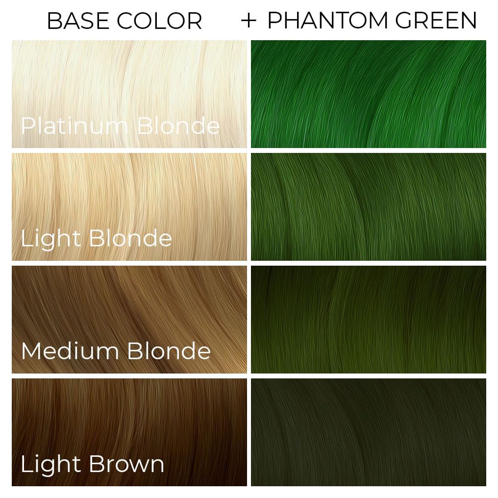Arctic Fox Phantom Green dye conditions while coloring for soft hair