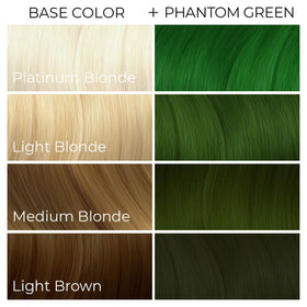 Arctic Fox Phantom Green dye conditions while coloring for soft hair