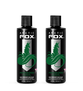 Arctic Fox Phantom Green dye bottle for vibrant conditioning color