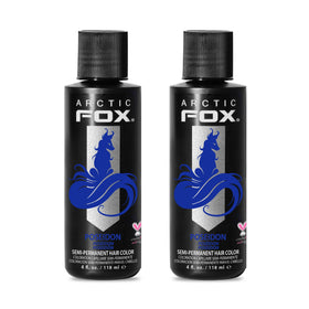 ARCTIC FOX Poseidon blue dye bottle for vibrant at-home color.