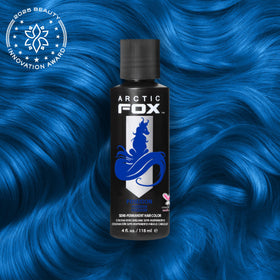 ARCTIC FOX Poseidon-blue dye mix with Arctic Mist for pastel shades.