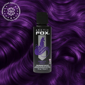 Creamy Purple AF application illustrating smooth color coverage.