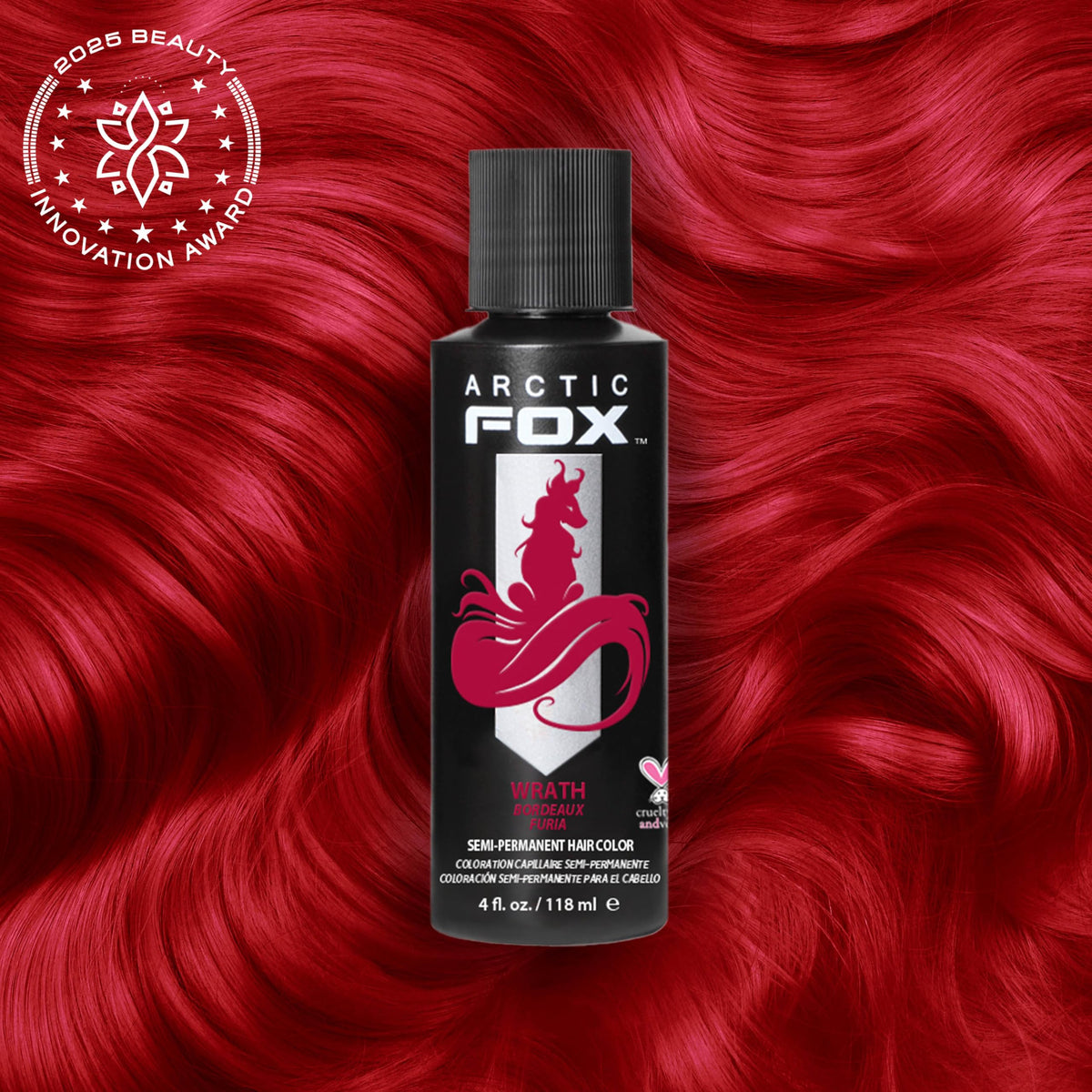 Wrath deep crimson mix demonstrates custom color blending potential.