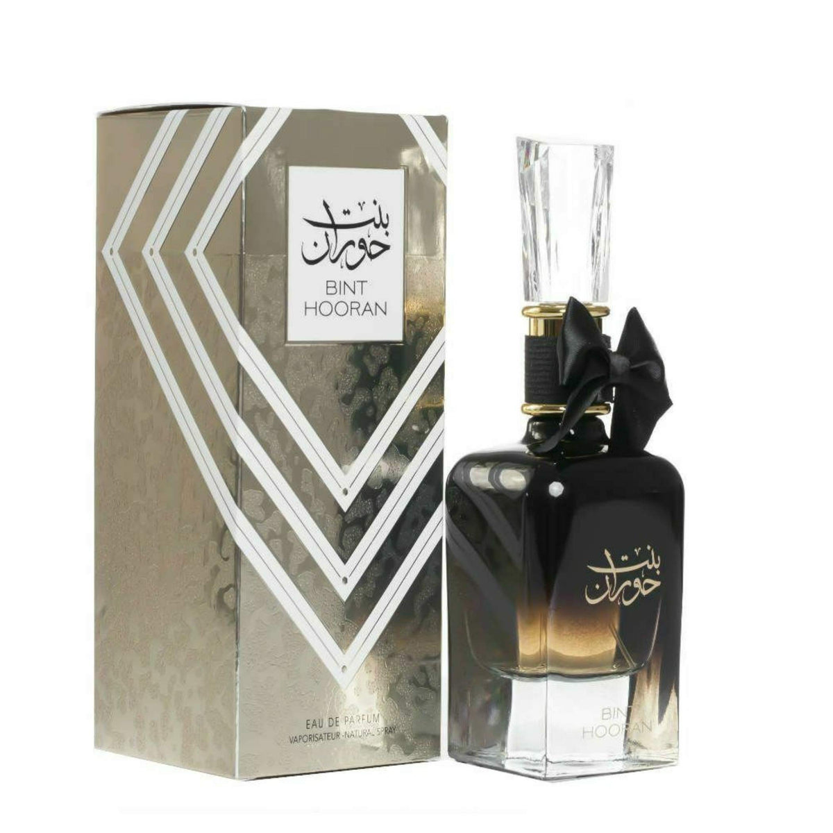 Ard Al Zaafaran Bint Hooran bottle closeup showing premium oriental fragrance